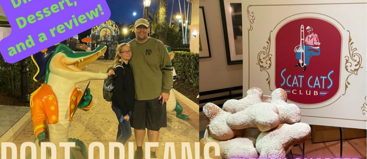 Disney's Port Orleans French Quarter 2022 Dinner at Sassagoula Floatworks & Mickey Beignets | Merch
