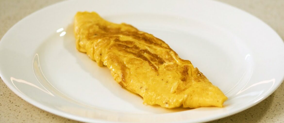 How To Make a French Omelette with Cheese | French Recipes