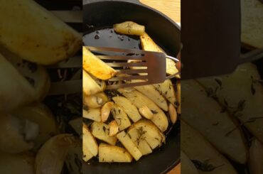 Crispy Baked Steak Fries | #shorts