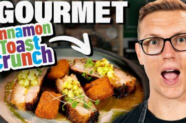 Josh Makes Cinnamon Toast Crunch Gourmet