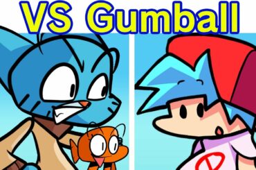 Friday Night Funkin' VS Gumball + Darwin 2.0 + Cutscenes | The Amazing World of Gumball (FNF Mod)