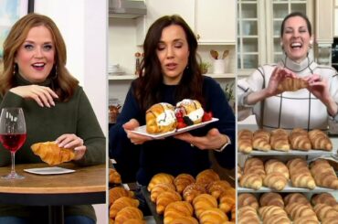 Authentic Gourmet 20, 40, or 60 French Butter Croissants on QVC