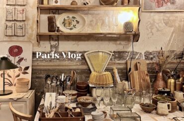 Paris vlog | Typical French Brasserie | French Interior Boutique | North Marais hidden restaurants