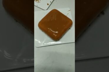 French pastry yellow apricot hazelnut sauce French pastry Gourmet cake  #shorts