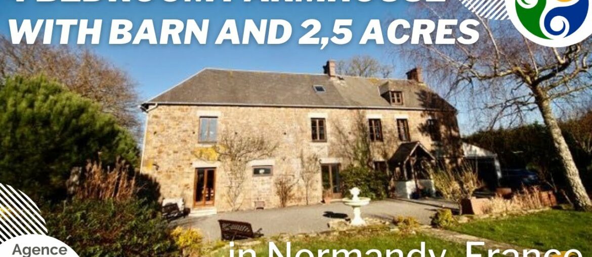 FRENCH CHARACTER PROPERTY FOR SALE – Farmhouse in Normandy with 2,5 acres FRENCH CHARACTER PROPERTY FOR SALE - Farmhouse in Normandy with 2,5 acres