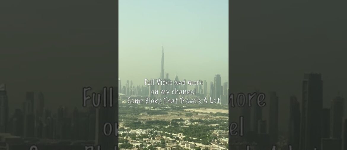 Burj Khalifa view from Sofitel Obelisk Dubai #Shorts