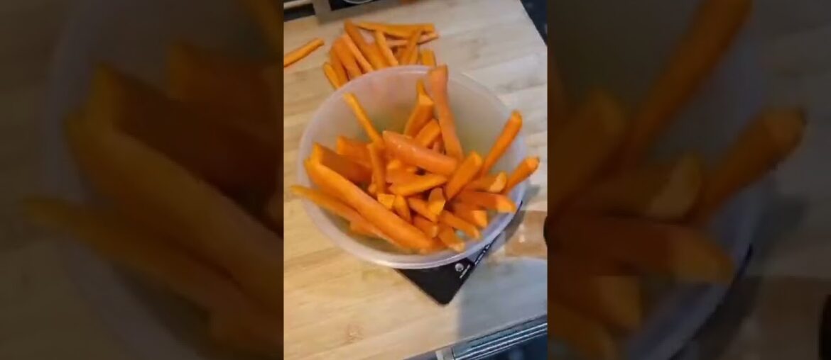 Carrot Fries Recipe | French Fries Recipe | Fries | Fast Food | Easy Recipes #shorts #foodshorts