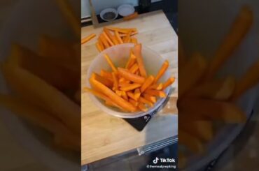 Carrot Fries Recipe | French Fries Recipe | Fries | Fast Food | Easy Recipes #shorts #foodshorts