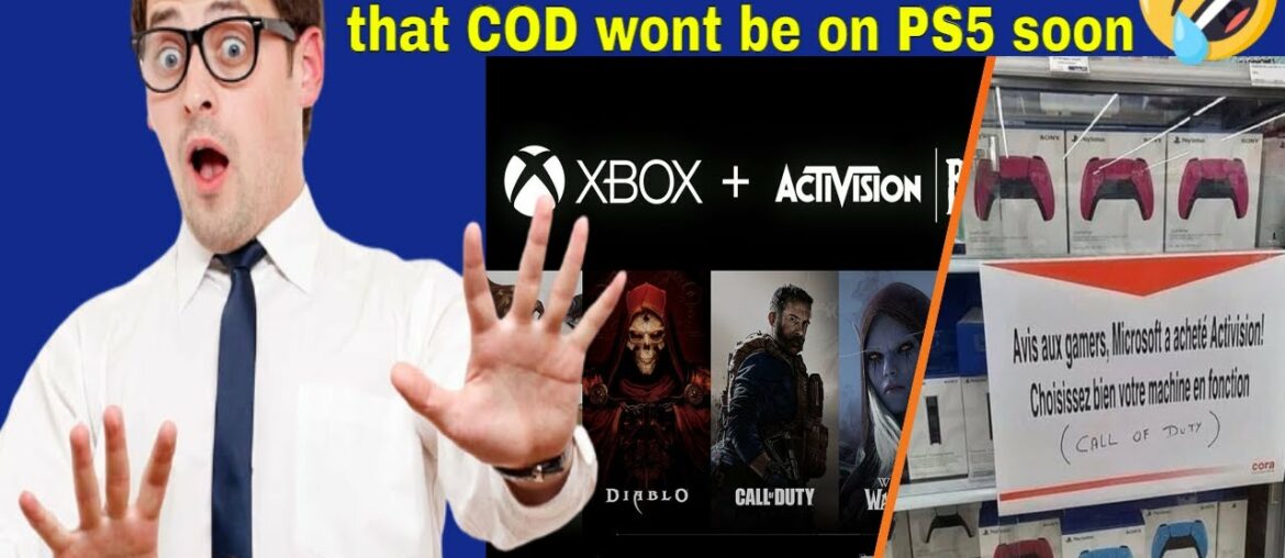 A French retailer has started to put signs in the PS5 section saying choose wisely if they want COD
