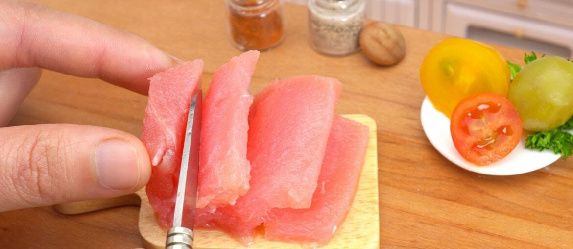 Fresh Miniature Salad Nicoise French Style Recipe | Yummy Tiny Food Idea | Miniature Cooking World