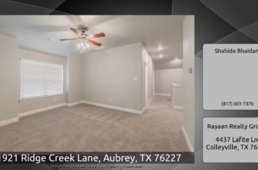 1921 Ridge Creek Lane, Aubrey, TX 76227