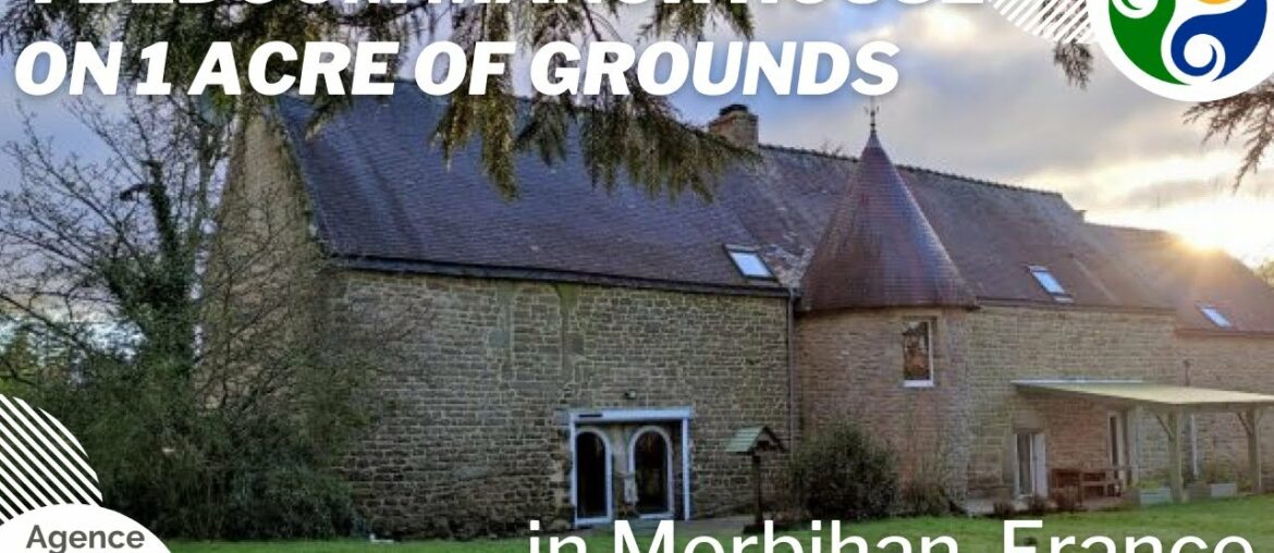 FRENCH CHARACTER HOME FOR SALE - 4 bedroom manor house near Priziac, Central Brittany