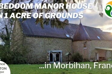 FRENCH CHARACTER HOME FOR SALE - 4 bedroom manor house near Priziac, Central Brittany