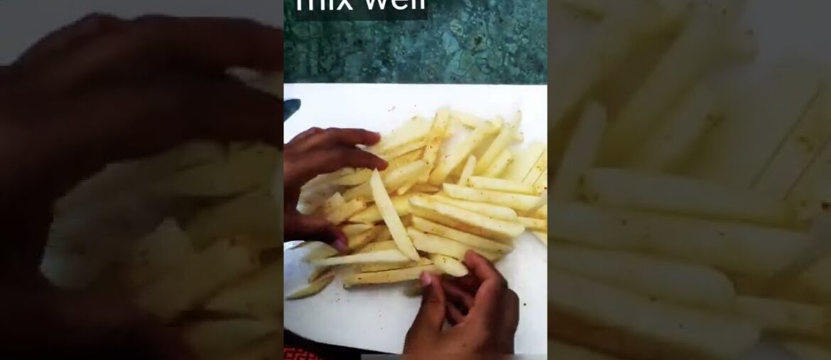 Crispy French Fries recipe | Finger Chips | Aloo chips | #edneet #shorts