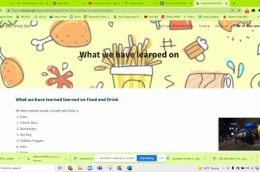 What we have learned on Food and Drink