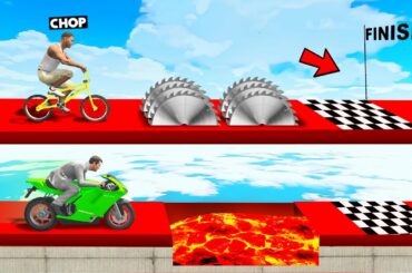 COMPLETING LITERALLY THE MOST INSANE 9999 IQ RACE IN GTA 5