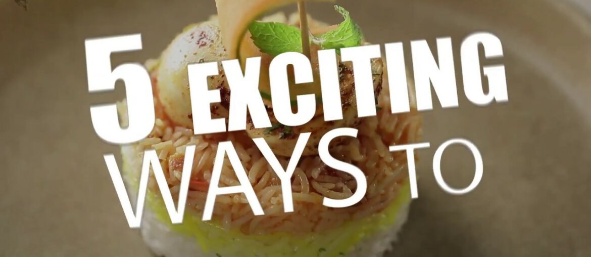 5 Exciting ways To Plate Rice | Plate It Fancy | Sanjeev Kapoor Khazana