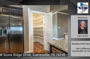 708 Stone Ridge Drive, Gainesville, TX 76240