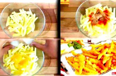 Crispy Egg French Fries Recipe| Easy Egg French Fries| Egg Snacks Recipe| How to cook French Fries.