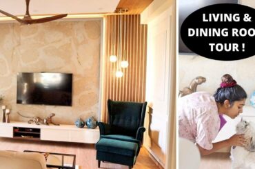 How to make a Small House look Bigger? | Living & Dining Room Tour | Cooking, Cleaning & Decorating