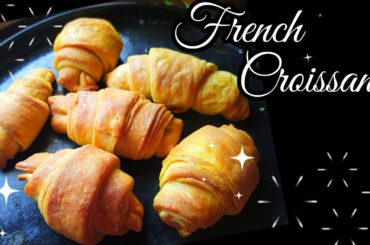 Croissants recipe | easy french croissants at home | yummy crispy  croissants recipe