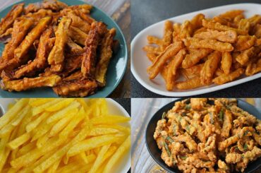 4 Simple and Quick Crispy French Fries Recipes ! Will delight the whole family