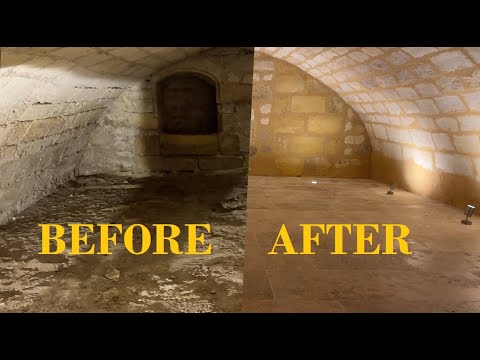Before and After Transforming a Neglected 200 Year Old Bordeaux Wine Cellar / Cave Before and After Transforming a Neglected 200 Year Old Bordeaux Wine Cellar / Cave