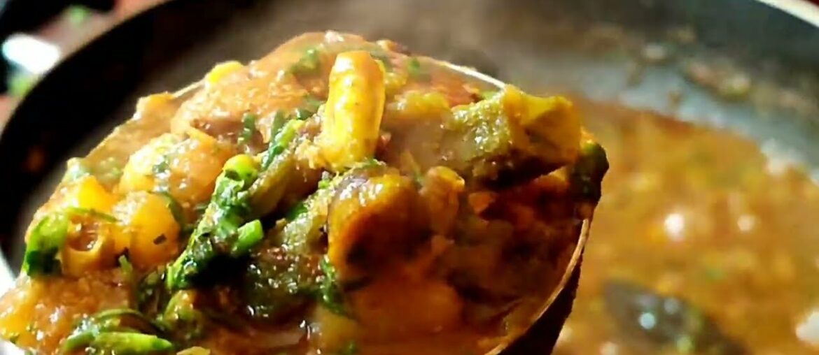 How to make potato french beans  N chicken levar Recipe#