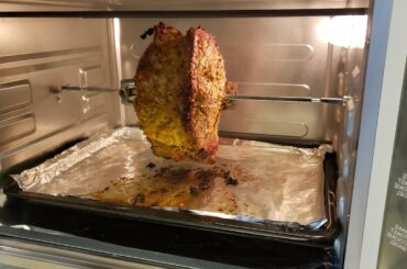 First time ever rotisserie Prime Rib in Elite Gourmet toaster oven!