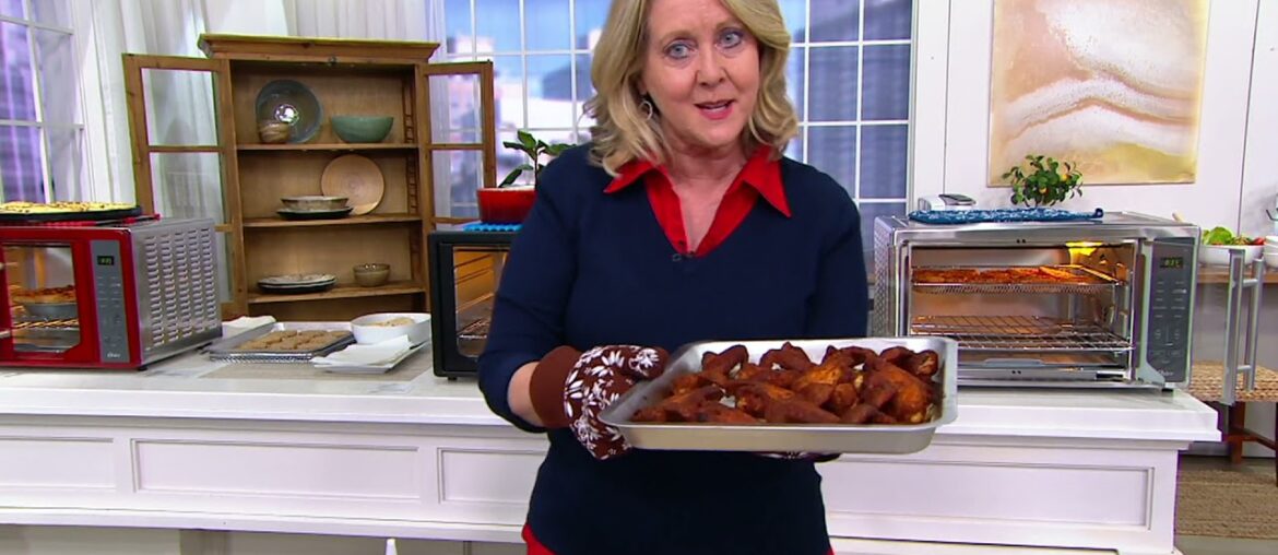 Oster XL Air Fry Digital 10-in-1 1700W French Door Convection Oven on QVC Oster XL Air Fry Digital 10-in-1 1700W French Door Convection Oven on QVC