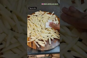 French fries recipe #shorts #youtubeshorts #recipes #easyrecipe #frenchfries #potatorecipe