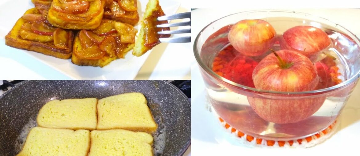 Apple Cinnamon French Toast Recipe | Easy And Quick Snacks Recipe in 15 Minutes !! Recipes by Nilufa