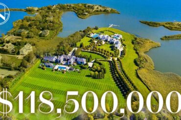 Inside The Most Expensive Hamptons Estate Sold in 2021 | $118,500,000