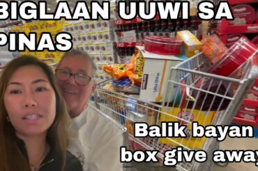BIGLAAN UUWI NG PINAS + BALIK BAYAN BOX GIVE AWAY