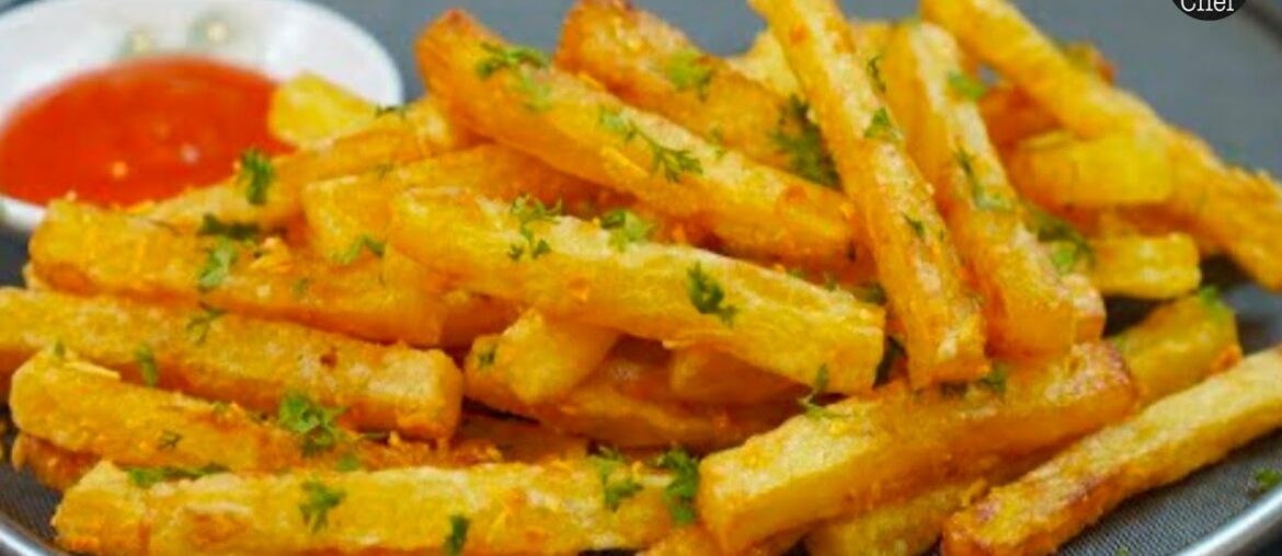 Crispy French Fries with Garlic Butter| Potato Recipes By The Great Chef