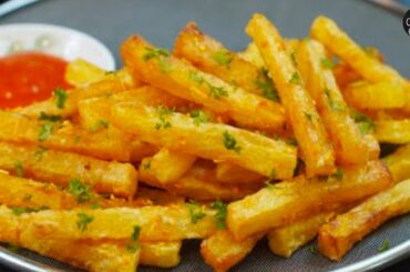 Crispy French Fries with Garlic Butter| Potato Recipes By The Great Chef