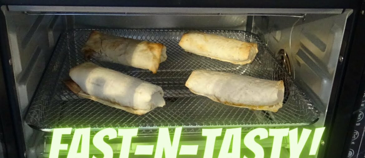 Air Fryer Frozen Burritos Chimichangas | How to Make Frozen Burritos Chimichangas in the Air Fryer