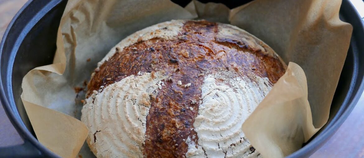 French Country Bread | Over Night | Homemade Pain de Campagne Recipe | wa's Kitchen
