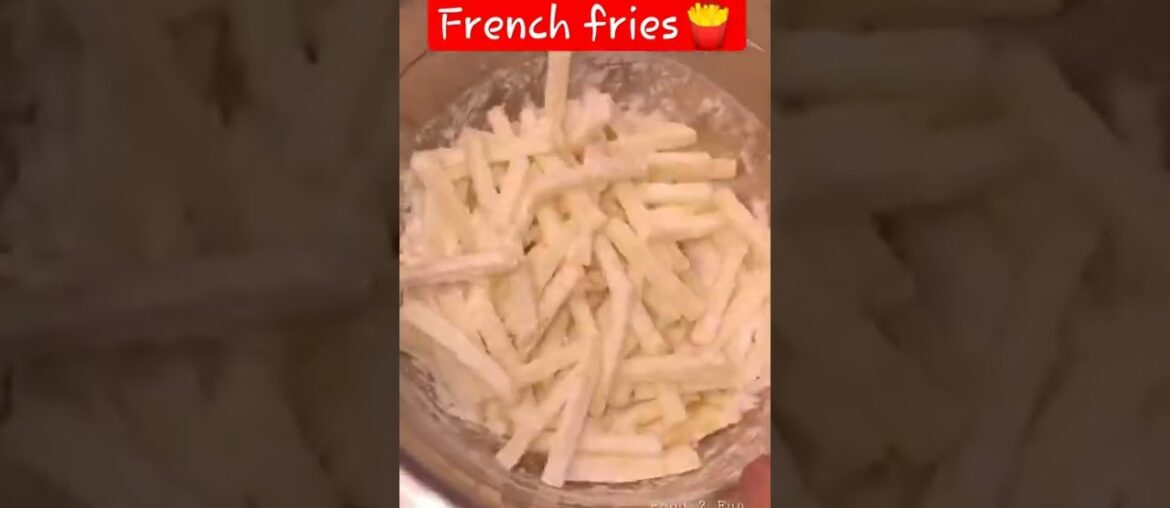 Crunchy French fries recipe #shorts