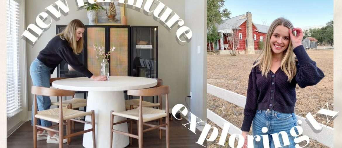 VLOG: New Dining Furniture, Updated Divorce Timeline, Exploring Small TX Towns