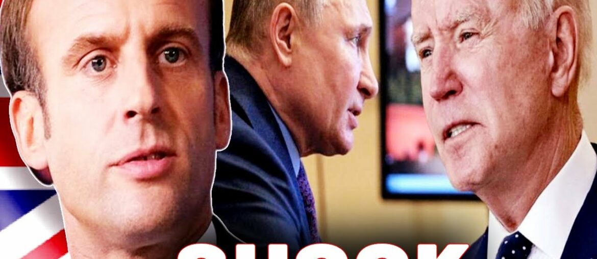 SHOCK: Macron risks wrath of Biden after dining on reindeer and sweet potatoes with Putin