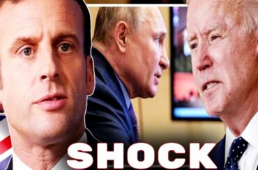 SHOCK: Macron risks wrath of Biden after dining on reindeer and sweet potatoes with Putin