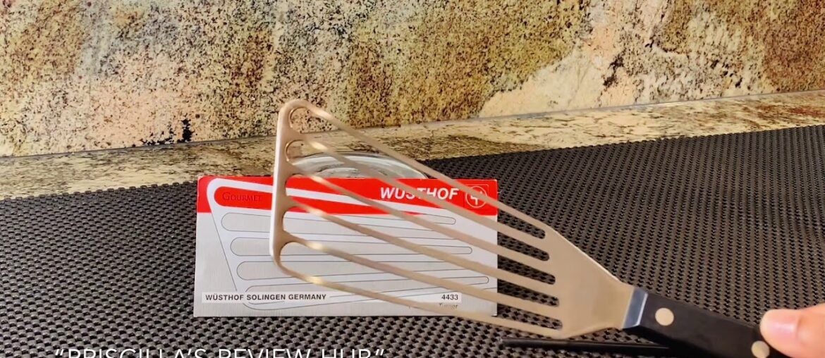 WUSTHOF GOURMET SPATULA | BEST METAL SPATULA | FISH SPATULA | WUSTHOF SPATULA | KITCHEN ESSENTIALS
