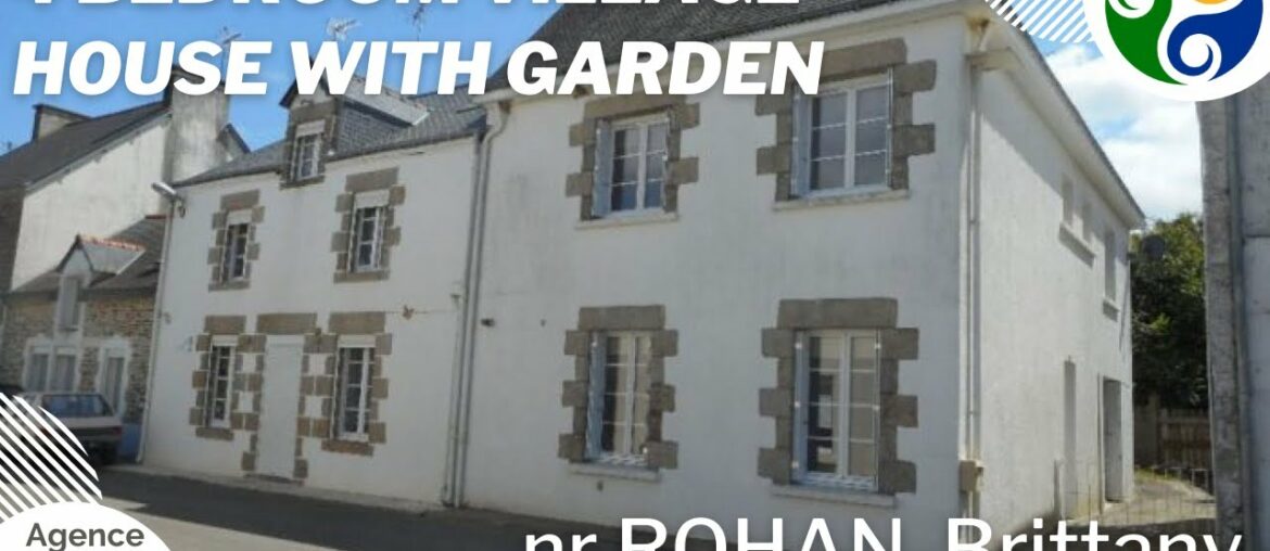 FRENCH PROPERTY FOR SALE - 4 bedroom village house with garden