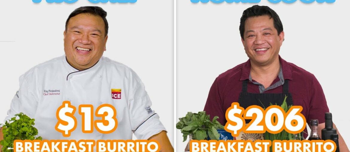 $206 vs $13 Breakfast Burrito: Pro Chef & Home Cook Swap Ingredients | Epicurious $206 vs $13 Breakfast Burrito: Pro Chef & Home Cook Swap Ingredients | Epicurious
