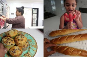 How I Take my Stress Away - Choco Chip Yogurt Muffins - French Bread Recipe