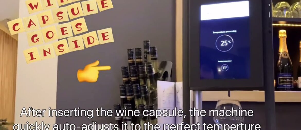 SPEED-COOLING AUTOMATED WINE MACHINE TO SERVE DIFFERENT KINDS OF WINE AT ITS PERFECT TEMPERATURE