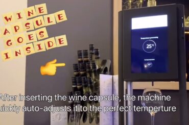 SPEED-COOLING AUTOMATED WINE MACHINE TO SERVE DIFFERENT KINDS OF WINE AT ITS PERFECT TEMPERATURE