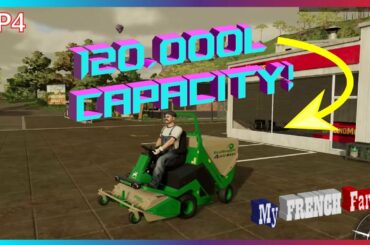 CUSTOM MODDING OUR RIDING MOWER AND WINERY LANDSCAPING | My French Farm Ep 4 | Farming Simulator 22