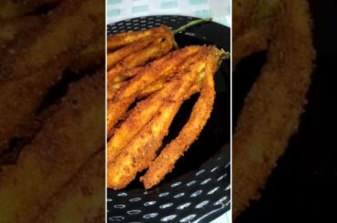 Crispy Brinjal Fry, Delicious than French Fries next @Countertop Recipes| #Shorts